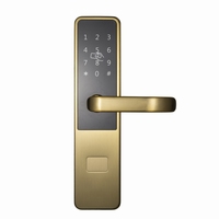 Cerradura de hotel de acero inoxidable 304, RFID, software gratuito de gestión de hoteles, SDK, acoplamiento sin costuras, desarrollo secundario gratuito