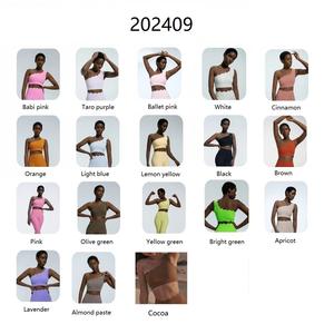 Rogal 여름 레이스 원 숄더 스포츠 탱크 탑 단단한 통기성 피트니스 요가 브래지어 이동식 브래지어 패드 - Product Image 6