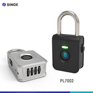 Serrure électronique à empreintes digitales de qualité supérieure avec logo personnalisé, cadenas à empreintes digitales robuste - Product Image 2