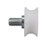 Rouleau de suspension de porte d'ascenseur industriel Ferma* D33*15*M10 33*15mm Filetage M10 Matériau PA Pièces de rechange pour poulie de porte de palier/cabine