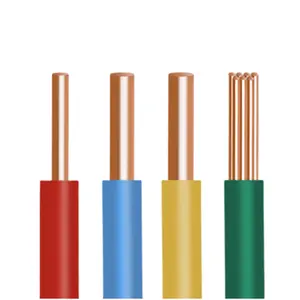 16mm2 Copper Ground Cable 16mm Cable for Sale Electric House Wire Single Core Cable 450/750v Electric Wire PVC Insulated Wire