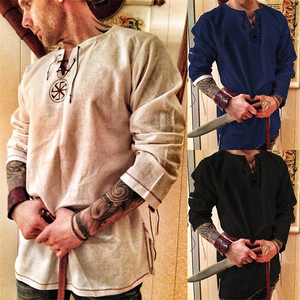 Disfraz de Caballero Medieval, Túnica de Cosplay, <span class=keywords><strong>Disfraces</strong></span> de Halloween para <span class=keywords><strong>Hombre</strong></span>, Disfraz de Pirata para Adultos, Ropa Elegante, Camisas de <span class=keywords><strong>Carnaval</strong></span>, Caballero - Product Image 2