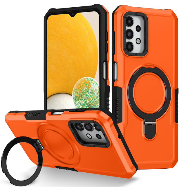 Stand Holder Armor Shock Proof  Phone Case for Samsung A02 A12 A22 A32 A52 A72 A10S A20S A21S A13 A23 A33 A53 A73