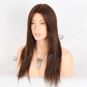 <span class=keywords><strong>Peluca</strong></span> con malla frontal HD transparente marrón chocolate de aspecto Natural <span class=keywords><strong>peluca</strong></span> <span class=keywords><strong>Morena</strong></span> de pelo europeo realista de 16 pulgadas para <span class=keywords><strong>mujer</strong></span> - Product Image 1