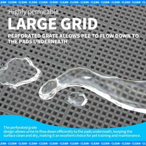 छोटे और मध्यम कुत्तों के लिए गर्म बिक्री वाले कुत्ते के शौचालय कुत्ते के साथ पालतू जानवरों की पोटी ट्रे के साथ छोटे और मध्यम कुत्तों के लिए - Product Image 6