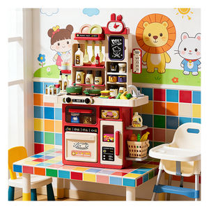 Juego de Cocina en Miniatura para Niños, con Estufa, Gabinete y Utensilios, para Jugar a la Cocina, Desarrollar la Imaginación y el Aprendizaje en Interiores - Product Image 3