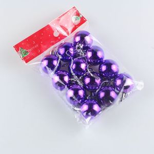 Decoraciones navideñas Bolas navideñas Decoraciones para árboles de Navidad Cajas de cubos Bolas sexuales opuestas Bolas galvanizadas de plástico - Product Image 6