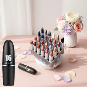 ลิปสติกเนื้อแมทกำมะหยี่ 29 สี ติดทนนาน เม็ดสีแน่น ไม่ทำให้ปากแห้ง ดีไซน์เก๋ไก๋ รูปทรงกระสุน - Product Image 1