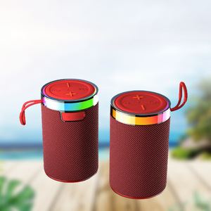 Portatile per altoparlante <span class=keywords><strong>Bluetooth</strong></span> V5.3 <span class=keywords><strong>con</strong></span> gamma 10M ABS + Cabinet in tessuto USB TF LED RGB FM custodia in plastica - Product Image 5