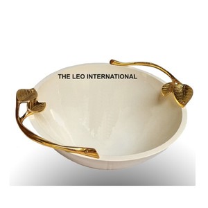 Material de madera Forma redonda Tazón de pulido de madera Tuerca que sirve frutas secas Snacks Venta caliente Tazón decorativo de acento para el hogar - Product Image 2