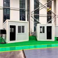 Maison conteneur pliable à montage rapide et peu encombrante, pièce mobile préfabriquée pour abri d'urgence