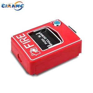 Nhà máy cung cấp màu đỏ nhựa DC9-28V thông thường báo cháy kéo xuống trạm resettable Hướng dẫn sử dụng cuộc gọi điểm nút khẩn cấp - Product Image 3