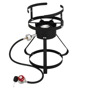 Brûleur à <span class=keywords><strong>gaz</strong></span> simple, léger, portable et haut de gamme |   Poêle en fonte noire élégante, <span class=keywords><strong>chauffage</strong></span> rapide, nettoyage facile, pour usage domestique et en camping-car - Product Image 1