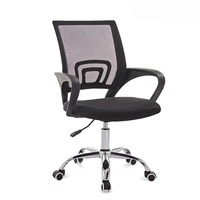 EaseNeat Home Training Factory Chaise simple Chaises de bureau ergonomiques bon marché Chaise d'ordinateur en plastique maillé Hauteur réglable