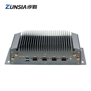 OEM 3 LAN 4 * Com Embedded Fanless Mini PC Intel 12th 11th Gen Core I3 <span class=keywords><strong>I5</strong></span> <span class=keywords><strong>I7</strong></span> I9 DDR4 1 * HD 1 * VGA 5G Estación Base X86 PC Industrial - Product Image 6