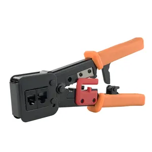The cheapest RJ11 RJ45 pass through crimping tools RJ45 Electric Network Crimper Tool for EZ connector Crimp Tools