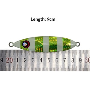 Señuelo de Placa de Hierro Plomada Cónica para Pesca Lenta, Cebo Artificial Duro con Luz Nocturna para Pesca <span class=keywords><strong>en</strong></span> Alta <span class=keywords><strong>Mar</strong></span>, Equipo de Pesca <span class=keywords><strong>en</strong></span> Agua Salada - Product Image 3