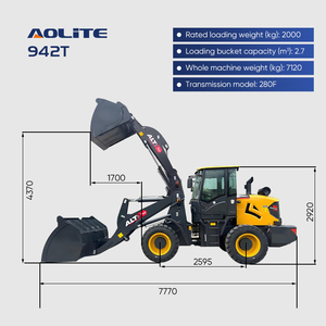 Aolit Hot Bán 942t3 kết thúc trước bánh xe tải với giá ALT 2000kg victualling DIESEL Bánh Xe Tải 4WD với giá cho bán - Product Image 3