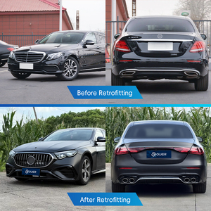 Kit carrosserie W213 2016-2020, pare-chocs avant et arrière, feux antibrouillard, modification et mise à niveau pour W214 E53 <span class=keywords><strong>AMG</strong></span> <span class=keywords><strong>2021</strong></span>, neuf pour Mercedes Benz <span class=keywords><strong>Classe</strong></span> E - Product Image 2