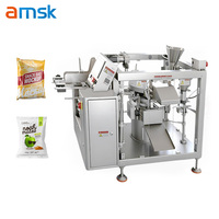 Machine d'emballage entièrement automatique pour sachets préformés, avec pompe de scellage, pesage et remplissage pour Doypack, sachets plats à fermeture éclair, granulés, liquides et pâtes