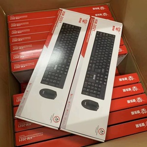 Kit clavier et souris filaires USB Premium KM‑2021, connexion stable, accessoire informatique pour ordinateur de bureau et ordinateur portable, pour la maison et le bureau - Product Image 3