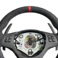 Nouveaux produits en gros, personnalisation M Performance, garniture en microsuède et carbone pour volant BMW Série 3 E90 E91 E92 E93