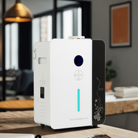 Diffuseur électrique de nébuliseur d'arômes en métal de 1580 pieds carrés OEM pour huiles essentielles de qualité professionnelle avec brouillard réglable