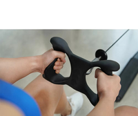 DINUO Lot de 8 poignées ergonomiques magnétiques, accessoires pour machine à câble, poignées de traction pour entraînement du dos