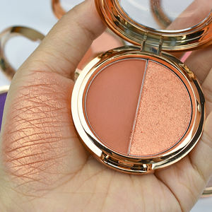 <span class=keywords><strong>Fard</strong></span> à paupières <span class=keywords><strong>bicolore</strong></span> pailleté mat Compact et facile à transporter <span class=keywords><strong>Fard</strong></span> à paupières longue durée imperméable éclaircissant visage et corps - Product Image 5