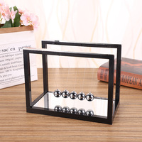 TG-Creative Berceau de Newton rectangulaire en ABS style miroir, style européen, décoration de bureau, ornement pour la maison, cadeau pour le bureau et les loisirs