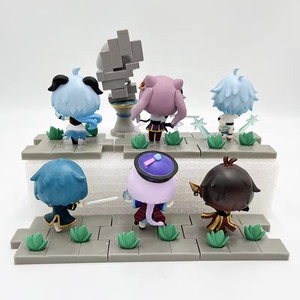 Set de 7 Figuras de Acción de PVC de la Serie <span class=keywords><strong>Genshin</strong></span> <span class=keywords><strong>Impact</strong></span> Liyue Battlefield <span class=keywords><strong>Heroes</strong></span>, Ganyu y Keqing - Product Image 6