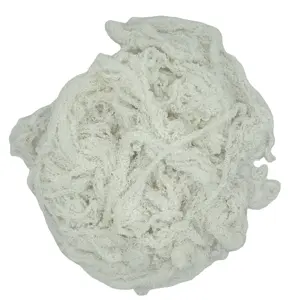 High standard of quality 100% cotton fast oil absorption marine use cotton waste recycling machine yarn