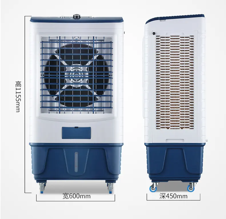 AC Portabel, Baterai Isi Ulang 5000MAh Dioperasikan dengan Sempurna untuk Meja Kantor, Asrama, Kamar Tidur, dan Luar Ruangan