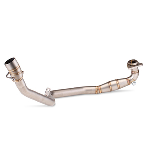 Per <span class=keywords><strong>Honda</strong></span> X-ADV <span class=keywords><strong>750</strong></span> XADV750 2017-2021 Scarico Moto Modificato Slip-On Tubo di Collegamento Anteriore Centrale per Silenziatore da 51mm - Product Image 1