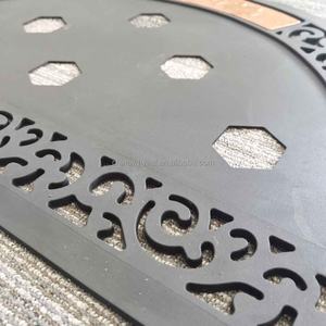 Semi Circle Half Round Moon Interchangeable Dye Sublimation Blank Welcome Door <b>Mats</b> - Product Image 3