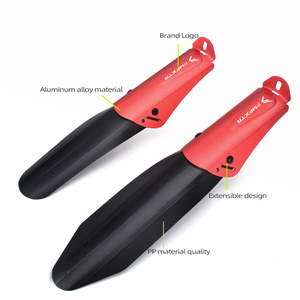 Guardabarros de bicicleta FMFXTR aleación de aluminio + guardabarros de bicicleta plegable de plástico 20 "16" guardabarros de bicicleta fuertes para accesorios de bicicleta Junior - Product Image 2