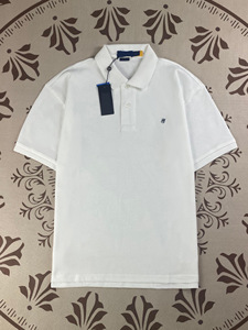 T-Shirt di Alta Qualità con Logo Ricamato a Tema Equestre, Polo Classica Casual Stile RL Golf - Product Image 4