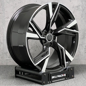 Jantes forgées BKu 5x112 18 19 20 pouces Noir brillant Alliage Racing pour Audi RS4 <span class=keywords><strong>RS6</strong></span> S4 B8 A7 A4 A6 Allroad Avant Wagon - Product Image 1