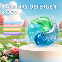 Détergent liquide pour vêtements écologique à 4 compartiments, multifonction, nettoyage en profondeur, parfum longue durée, OEM acceptable