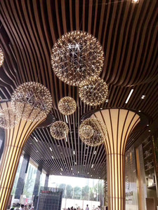 Hiện Đại Và Thời Trang Trang Trí Sân Bay Dự Án Nhôm Vách Ngăn Trần Thích Hợp Cho Tường Nhà Để Xe Hành Lang Hội Trường Cửa Hàng Văn Phòng - Product Image 4