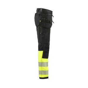 BLAKLADER - 199316429933C46 Hi-Vis 4-way-<b>stretch</b> <b>trousers</b> <b>Black</b>/Yellow - EAN 7330509716519 HI-VIS WORKWEAR - Product Image 5