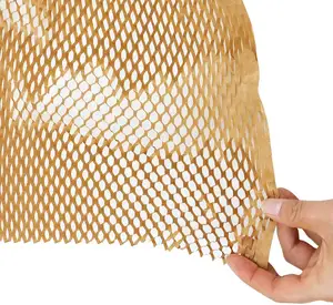 Rollo de papel Kraft de panal ecológico, solución de envoltura protectora