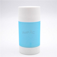 Tube de baume corporel rond vide PP 50g, conteneur de 75ml avec mécanisme rotatif, emballage personnalisé couleur, tube déodorant