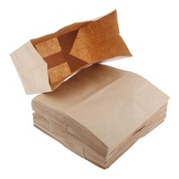 Sacs SOS biodégradables personnalisés, sacs en kraft écologiques sans poignée, sacs à lunch pour restaurants, vente en gros