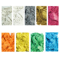 Poudre de Pigment Mica Nacré Scintillant Brillant, Dispersible dans l'Huile, pour Formules de Crèmes Cosmétiques et de Fards à Joues