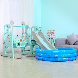 Cập Nhật Nhà Mini Sân Chơi <span class=keywords><strong>4</strong></span> Trong 1 Trẻ Em Bé Nhựa Trong Nhà Slide Và <span class=keywords><strong>Swing</strong></span> <span class=keywords><strong>Set</strong></span> Với Bóng Rổ Đứng - Product Image 3