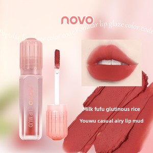 Gloss à lèvres liquide brillant rouge éclatant, riche en vitamine E, pailleté, effet nude, soyeux, doux, hydratant <span class=keywords><strong>et</strong></span> nourrissant. - Product Image 1