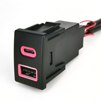 Prise de charge rapide USB Type-C PD 12V pour tableau de bord de voiture, Plug and Play pour Isuzu D-MAX MU-X Ruimai V-Cross