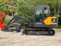 Excavatrice compacte sur chenilles Volvo EC55D d'occasion, 5,5 tonnes, excavatrice hydraulique Volvo EC60D EC80D d'occasion à vendre