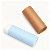 Tube d'emballage de bouteilles cosmétiques en carton rigide laminé mat personnalisé avec des matériaux recyclés pour boîte-cadeau de faux cils